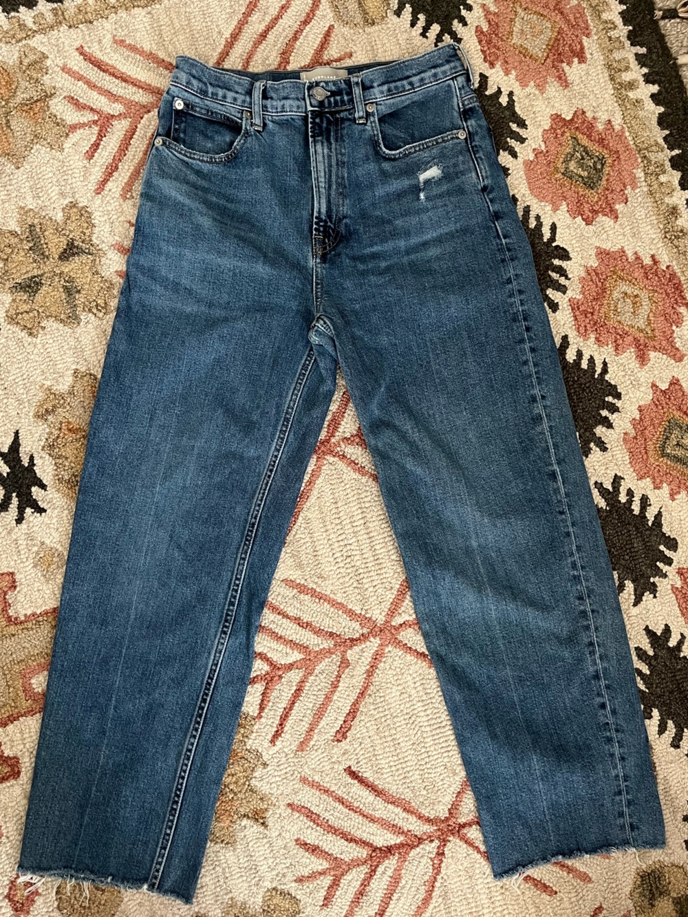 Everlane the way high jean 27 dark blue